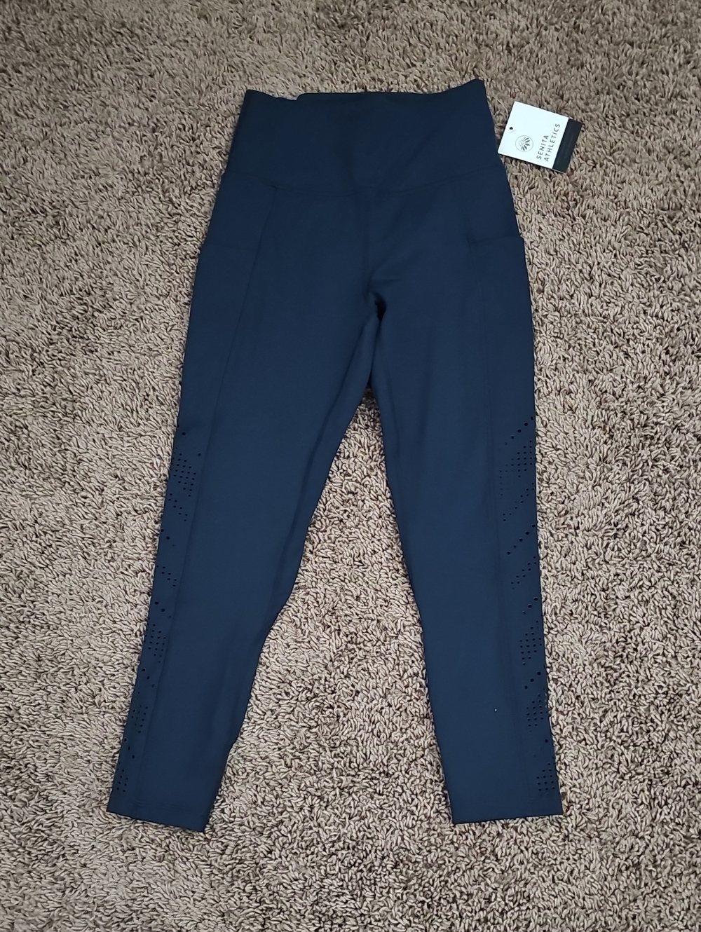 Senita Athletics Navy Denali Leggings XS